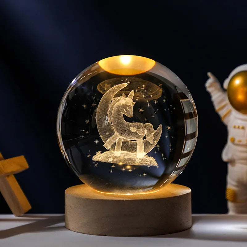 Shining Crystal Orb Decoration