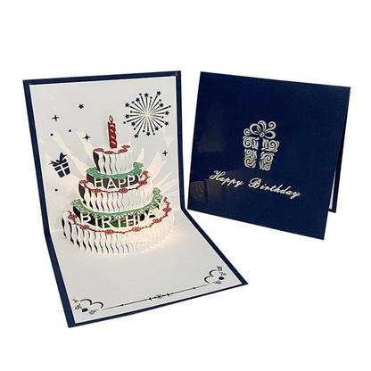 Colorful Musical Happy Birthday Greeting Cards