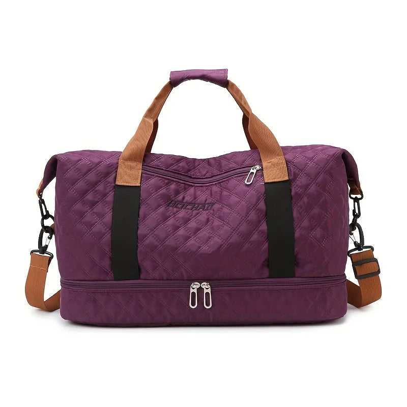 Large Gym Bag with Separate Shoe Compartment