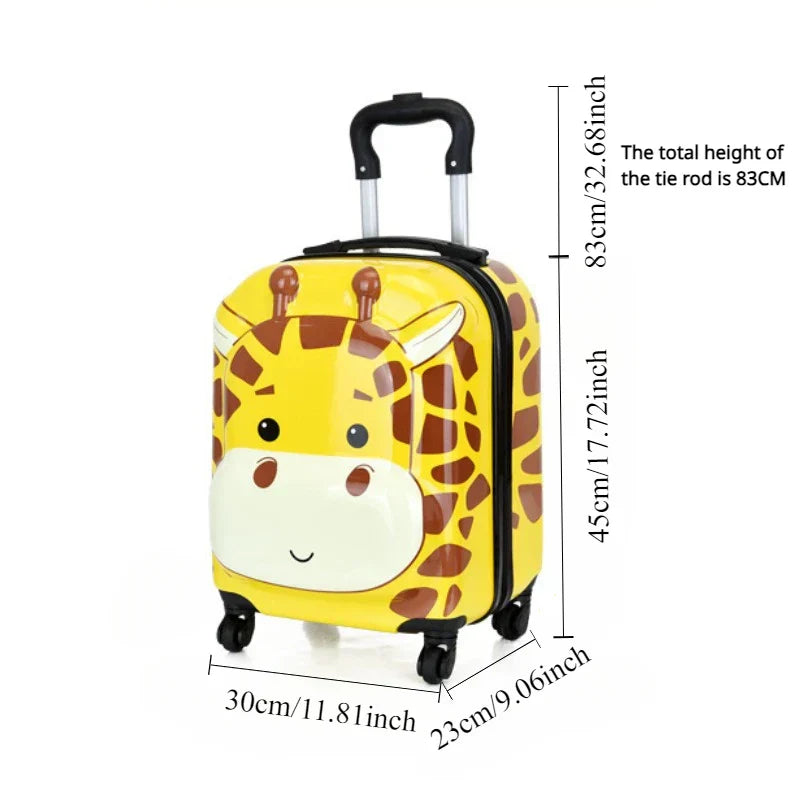 Colorful Kids Suitcase Sydney Character Cover