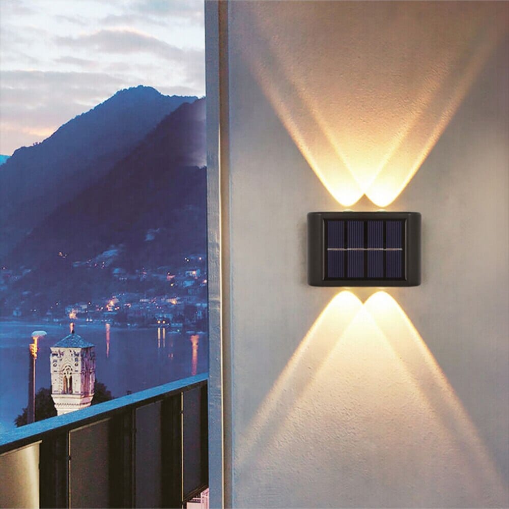 Outdoor Solar Powered Garden Wall Light - Luxicro