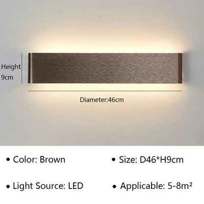 Stylish LED Wall Sconce with Soft White Light
