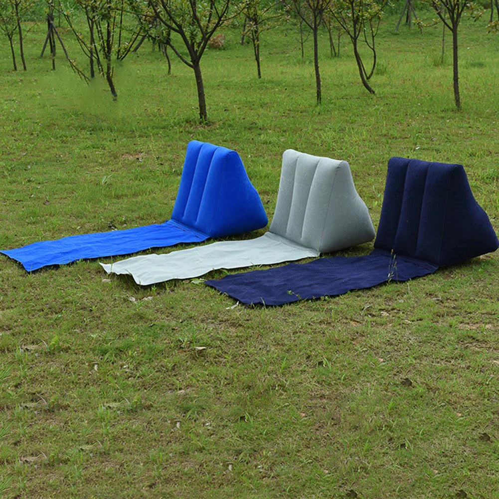 Inflatable Outdoor Beach Chair with Backrest