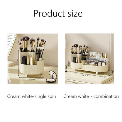 Transparent Spinning Cosmetic Organizer Box
