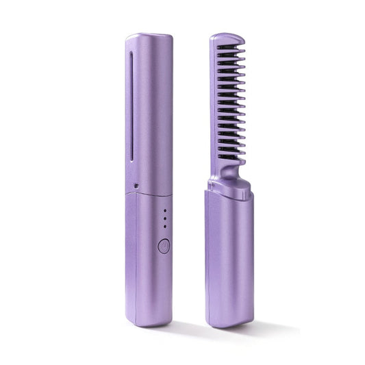 Compact Travel Hair Straightener Styling Comb - Luxicro