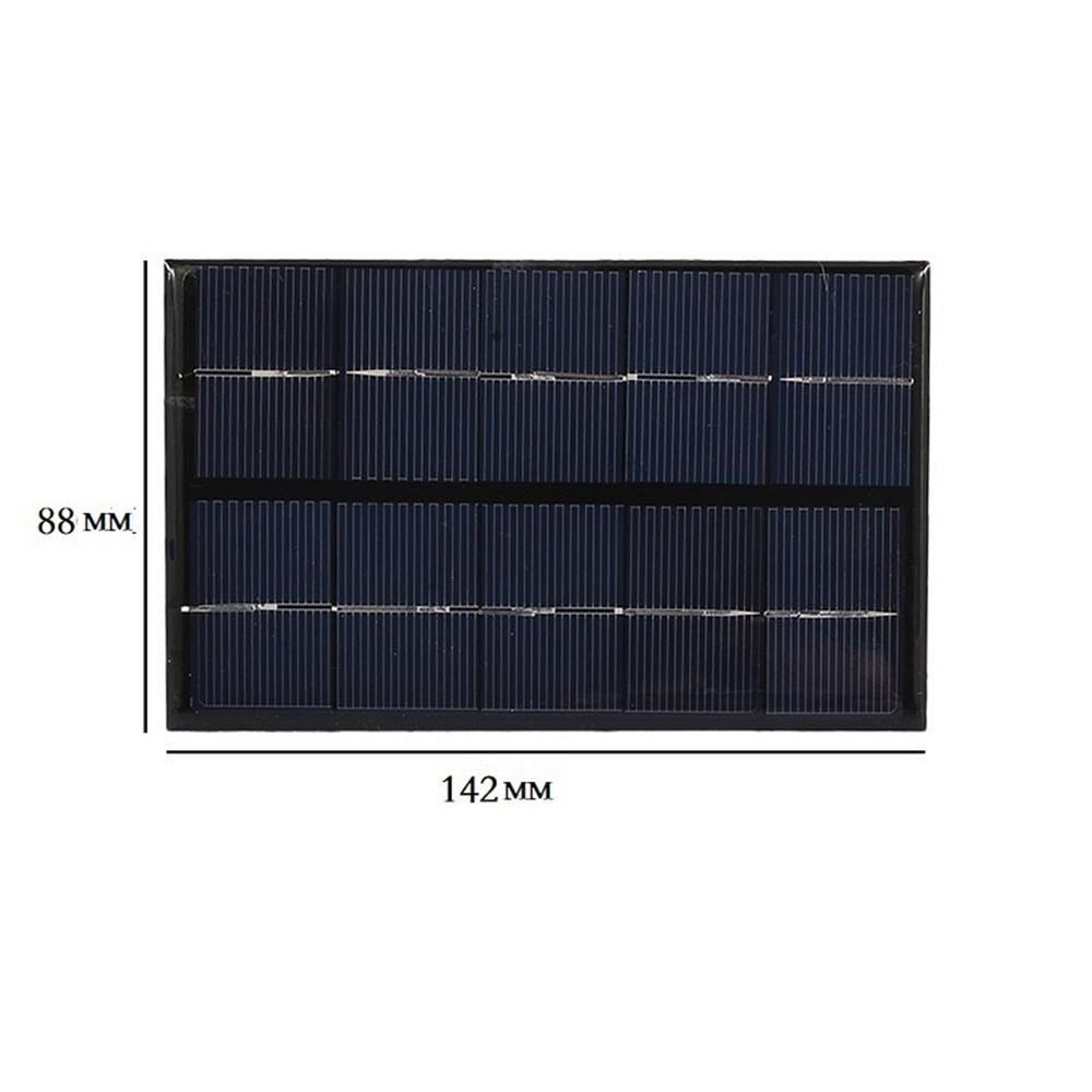 Compact Solar USB Travel Power Bank Charger