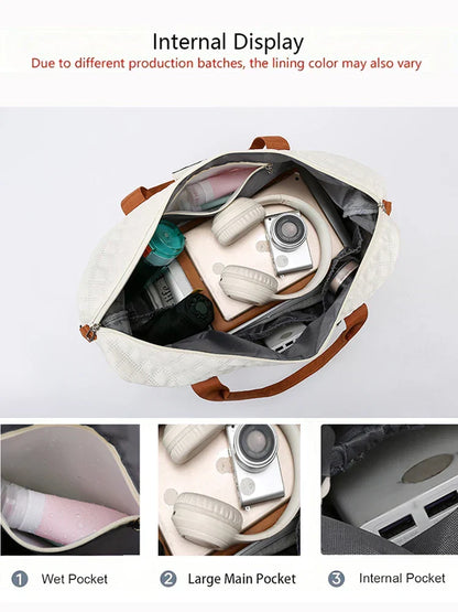 Large Athletic Gym Bag with Sneaker Compartment
