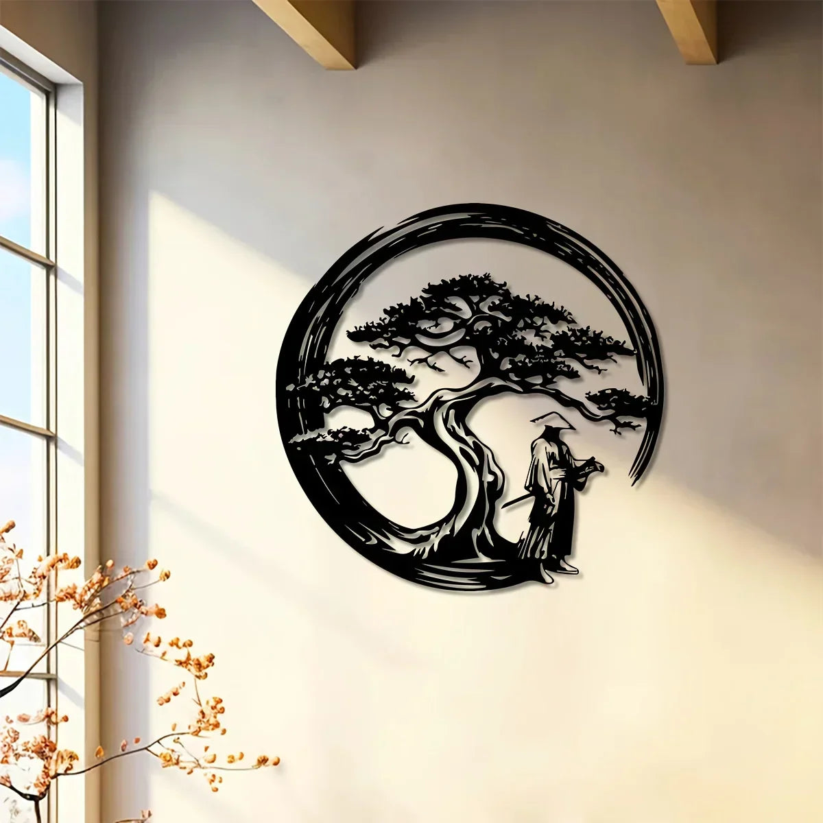 Beautiful Asian Bonsai Tree Wall Decoration