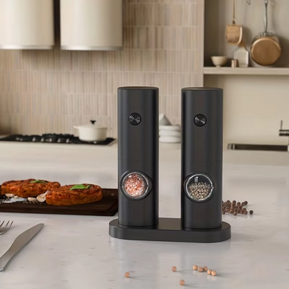 Electric Salt Pepper Grinder with LED Lighting
