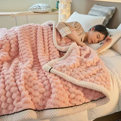 Soft Fleece Blanket for Bed and Sofa