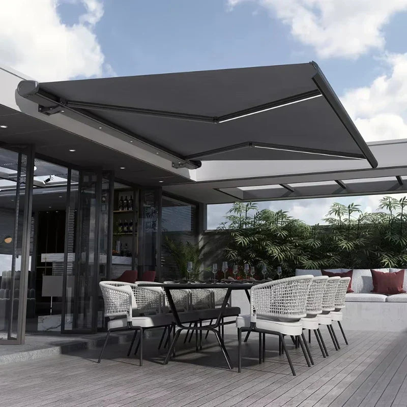 Automatic Outdoor Patio Sun Shade Canopy - Luxicro