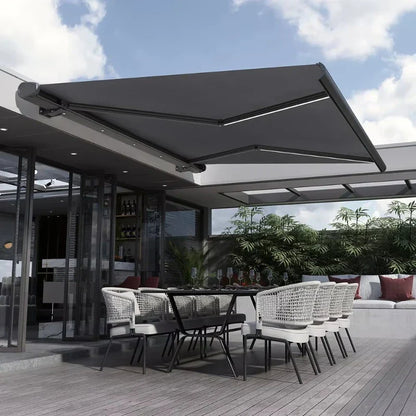Automatic Outdoor Patio Sun Shade Canopy - Luxicro