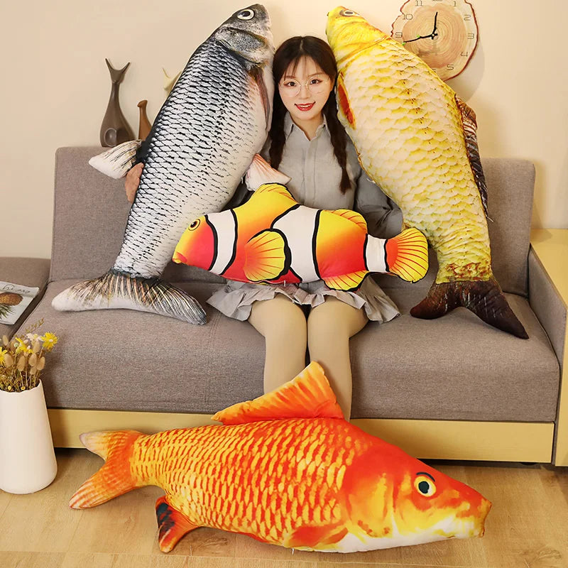 Jumbo Fish Soft Cushion Pillow