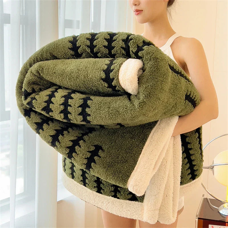 Cozy Fuzzy Warm Throw Blanket - Luxicro