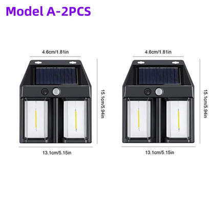 Outdoor LED Solar Powered Waterproof Wall Light - Luxicro