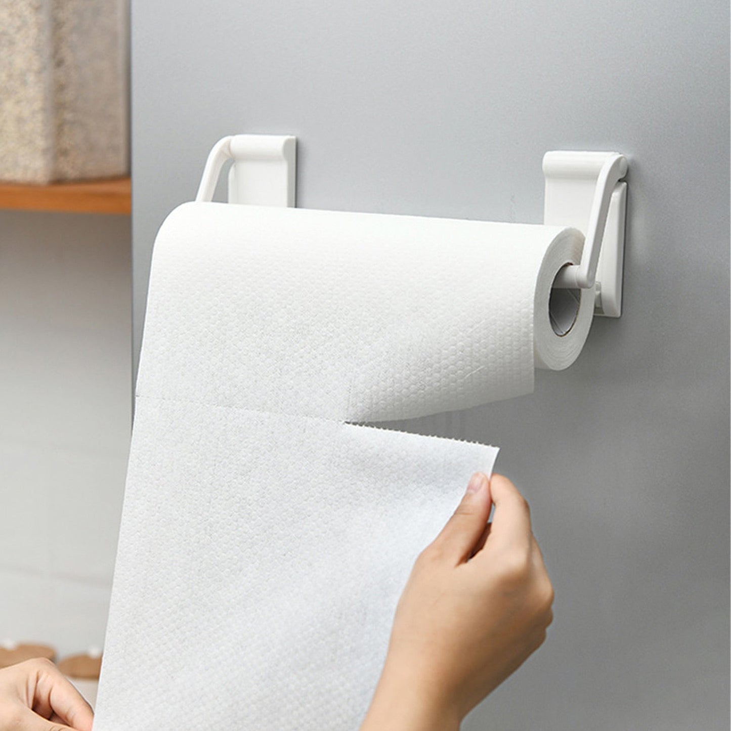 Powerful Adhesive Paper Towel Rack