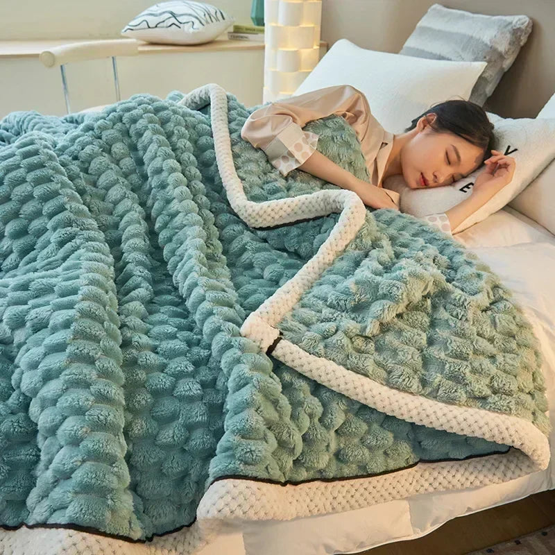 Cozy Plush Turtle Blanket