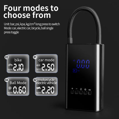 Portable LED Digital Air Compressor Kit