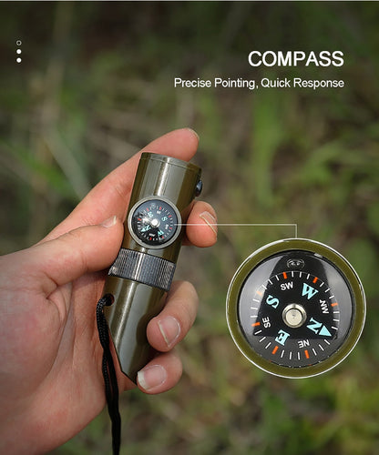Multifunctional 7in1 Camping Pocket Tool Kit
