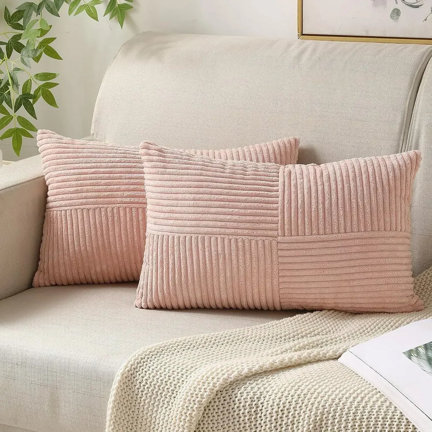 Plush Patterned Velvet Pillow Covers - Luxicro