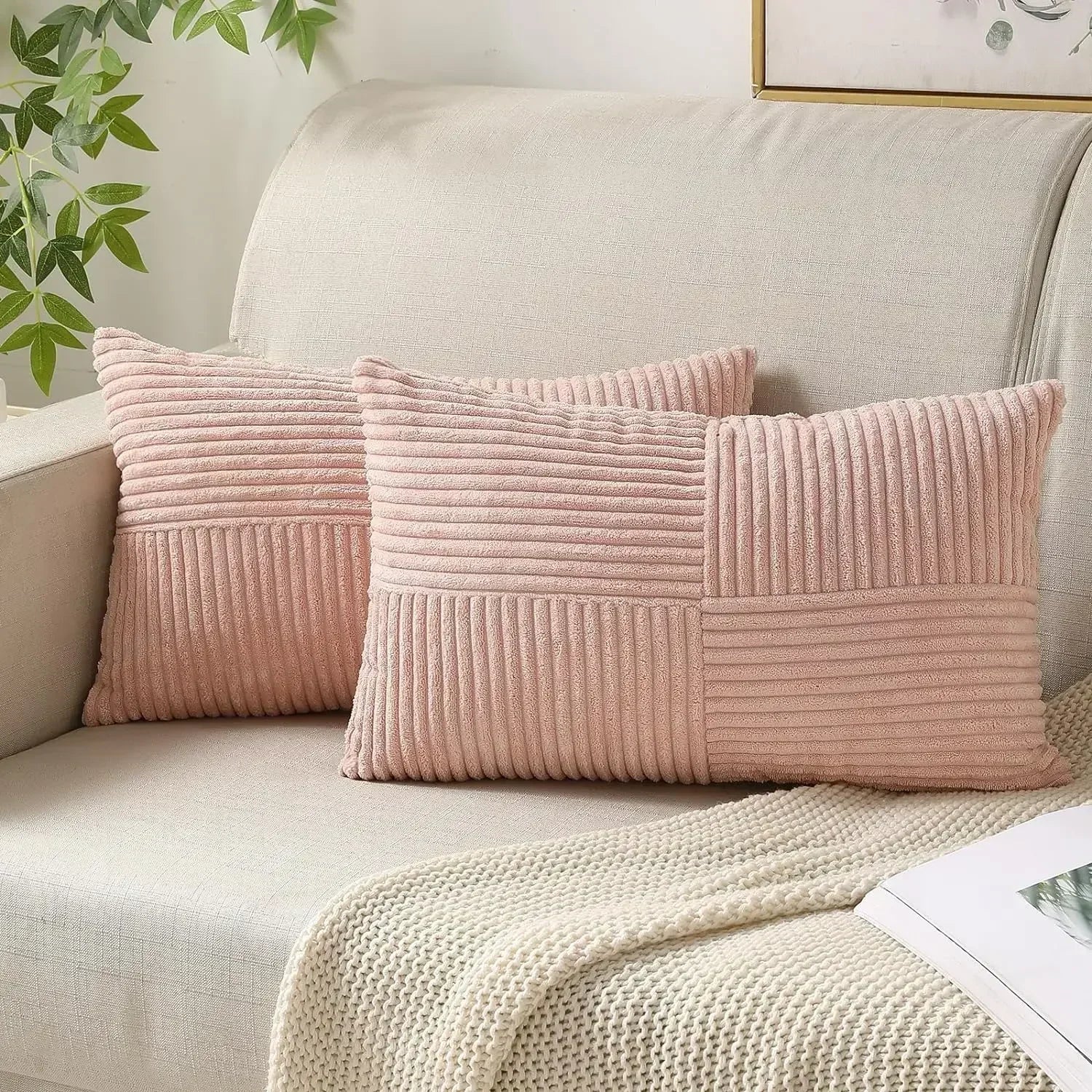 Plush Patterned Velvet Pillow Covers - Luxicro