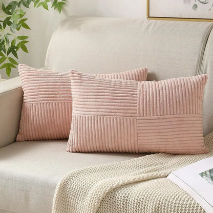 Plush Patterned Velvet Pillow Covers - Luxicro
