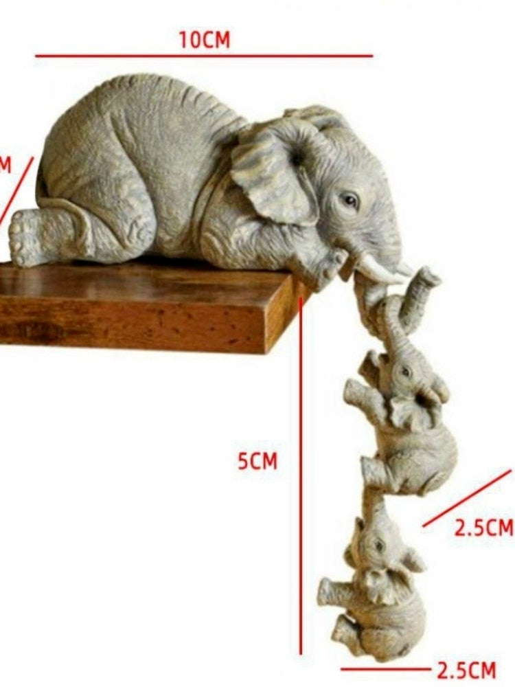 Adorable Elephant Figurine Home Decoration