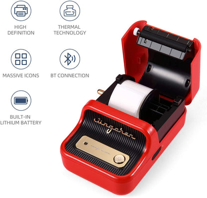 Small Mobile Thermal Label Printer