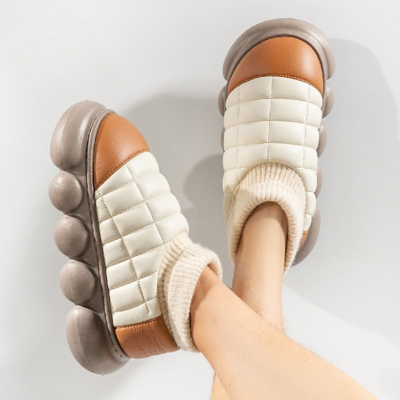 Warm Waterproof Faux Fur Winter Boots