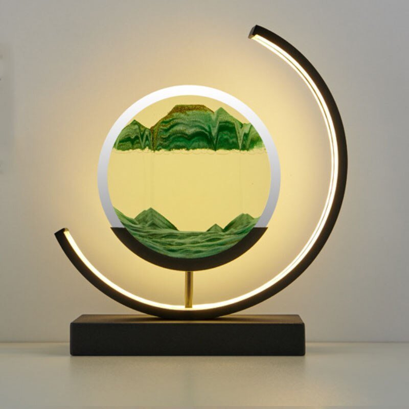 Sleek Contemporary 3D LED Desk Lamp