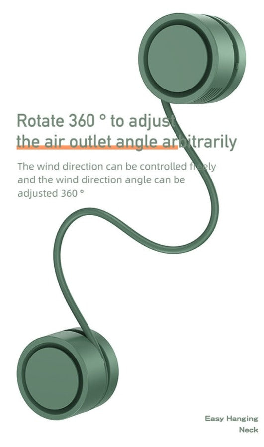 Compact Rechargeable Neck Cooling Fan