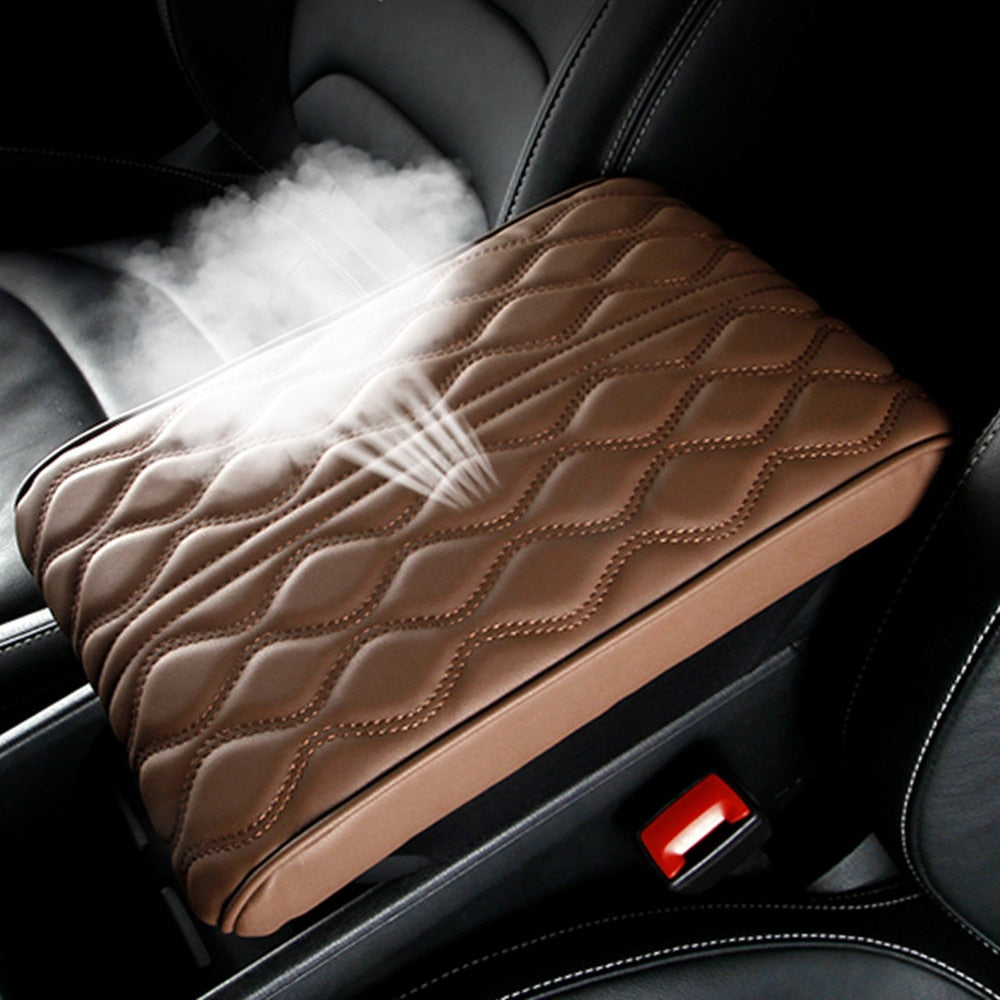 Premium Leather Auto Armrest Cover