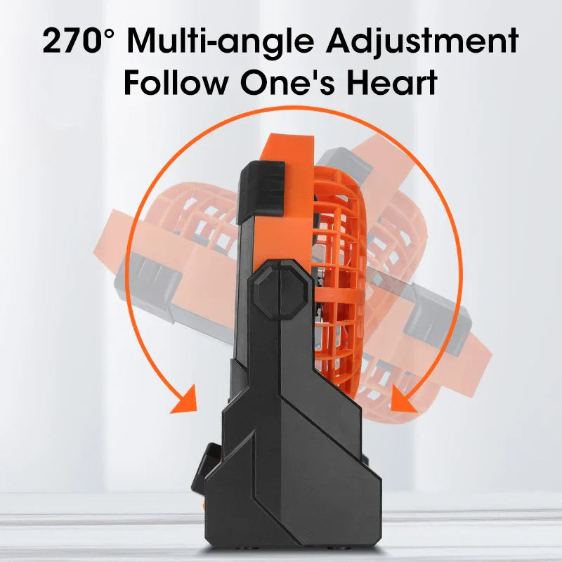 Portable LED Camping Light with Fan