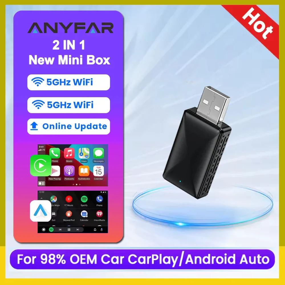Universal CarPlay Android Auto Adapter Kit - Luxicro