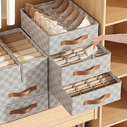 Portable Foldable Organizer Box for Socks and Underwear
