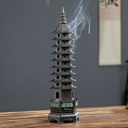 Serenity Waterfall Tower Incense Holder - Luxicro