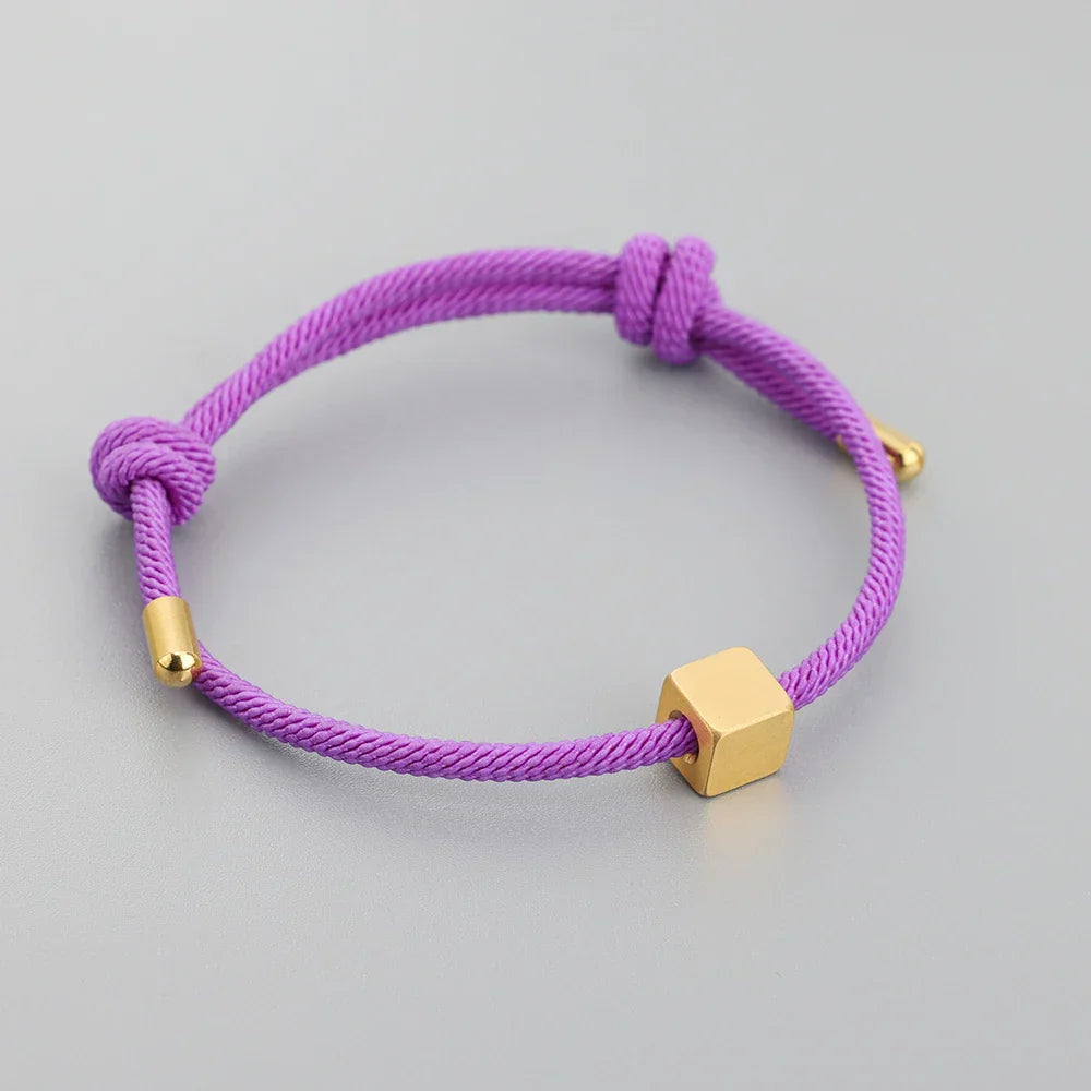 Customized Monogrammed Couples Wristbands