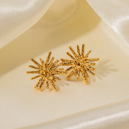 Tiny Glitter Ball Stud Earrings
