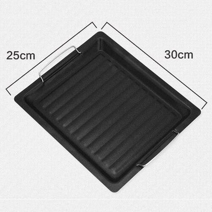 Big 2-In-1 Cast Iron Skillet for Grill and Stove