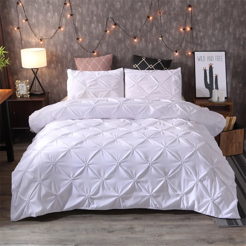 Luxury Ruffled 3 Piece Bedding Set - Luxicro
