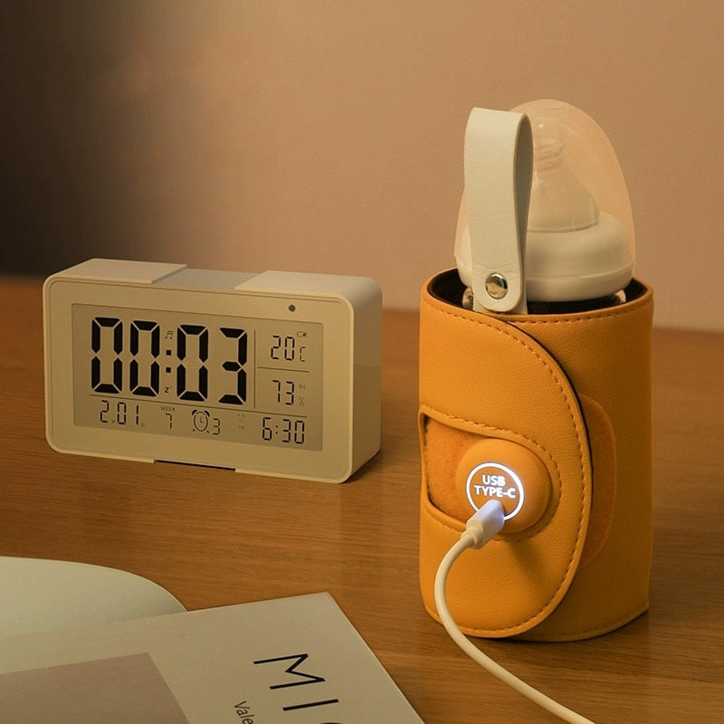 Portable Baby Bottle Warmer USB Heater - Luxicro