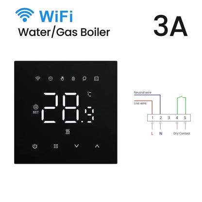 Intelligent WiFi Thermostat Touchscreen Energy Saver