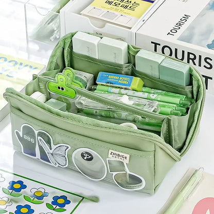 Big Organizer Pencil Bag with 10 Compartments