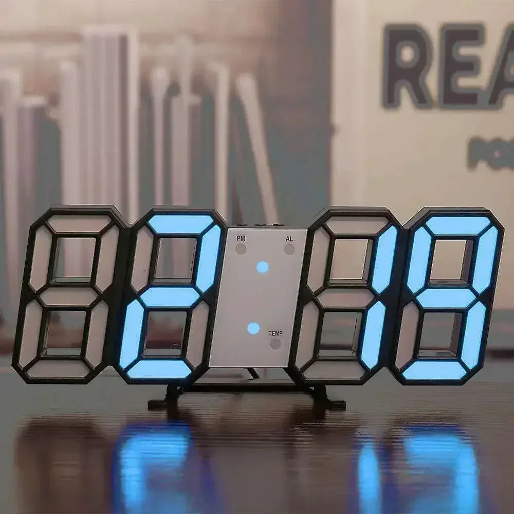 Modern Digital 3D LED Wall Clock
