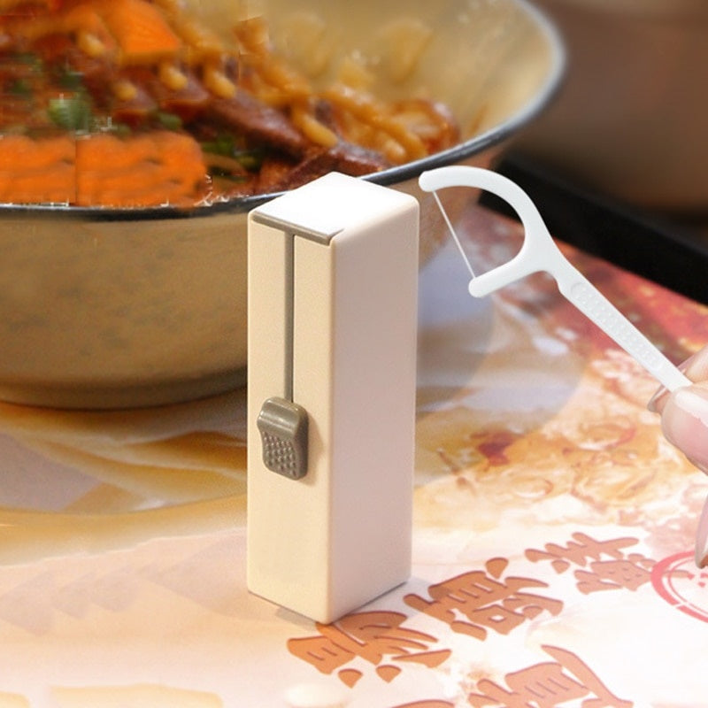 Compact Rechargeable Dental Floss Box - Luxicro