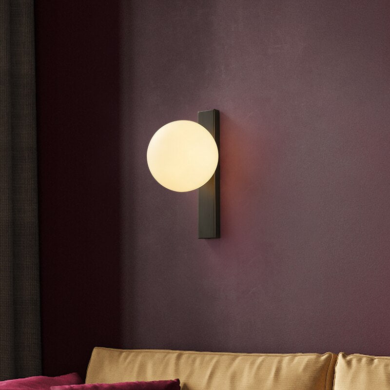 Modern Copper Estiluz LED Wall Light Fixture