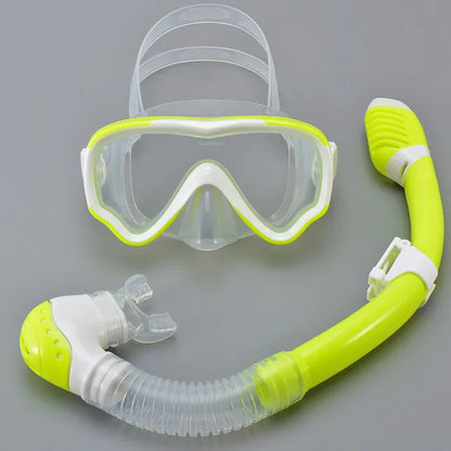 Junior Diving Mask Kit with Shatterproof Lens