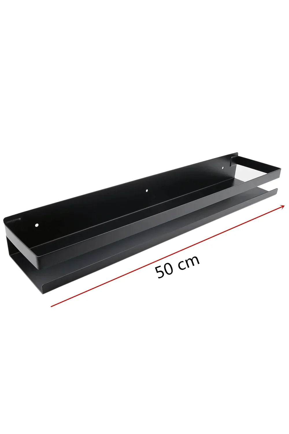 Modern Floating Black Storage Shelves