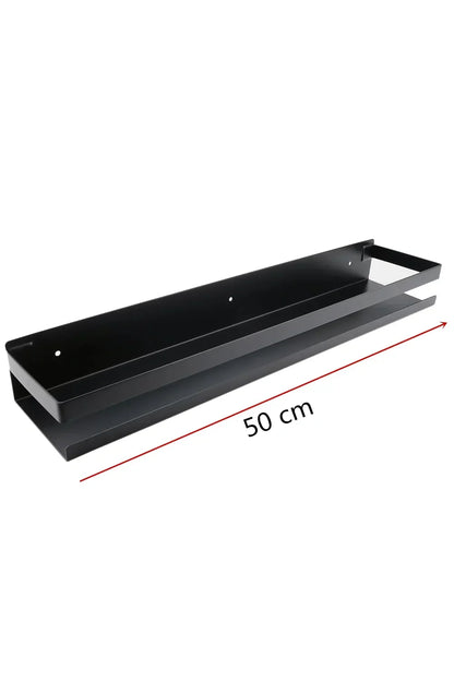 Modern Floating Black Storage Shelves