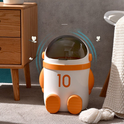 Compact Humor Office Trash Can
